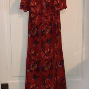 No Boundaries Hummingbird Tropical Dress